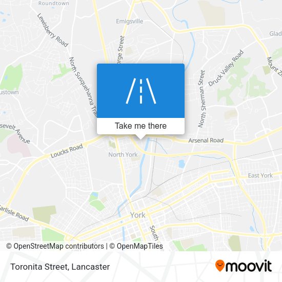 Toronita Street map