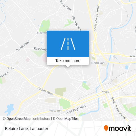 Mapa de Belaire Lane
