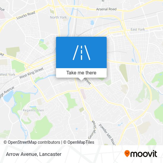 Mapa de Arrow Avenue