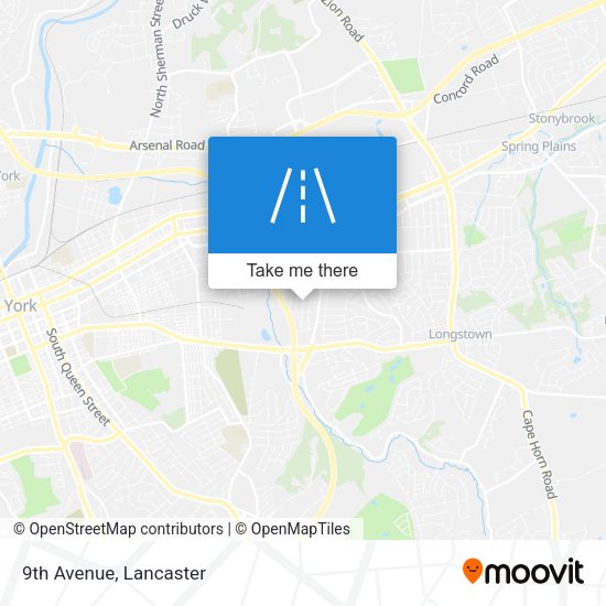 Mapa de 9th Avenue