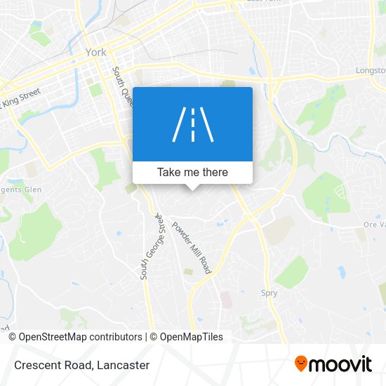 Mapa de Crescent Road