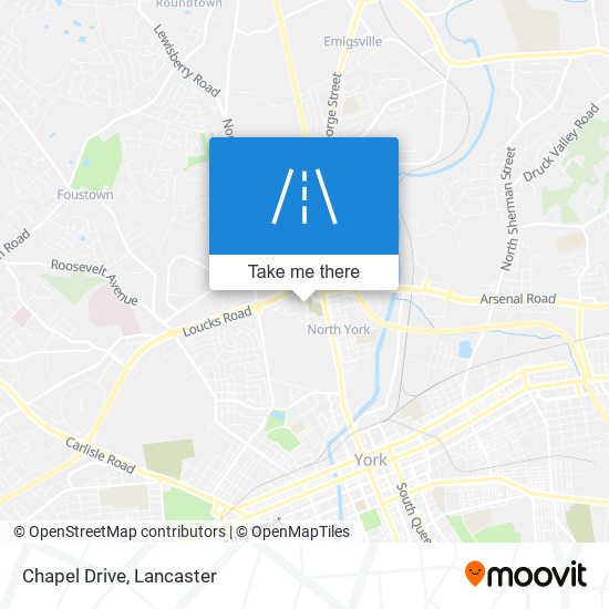 Chapel Drive map