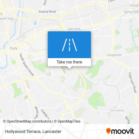 Mapa de Hollywood Terrace