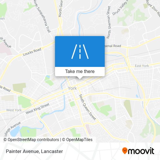 Mapa de Painter Avenue