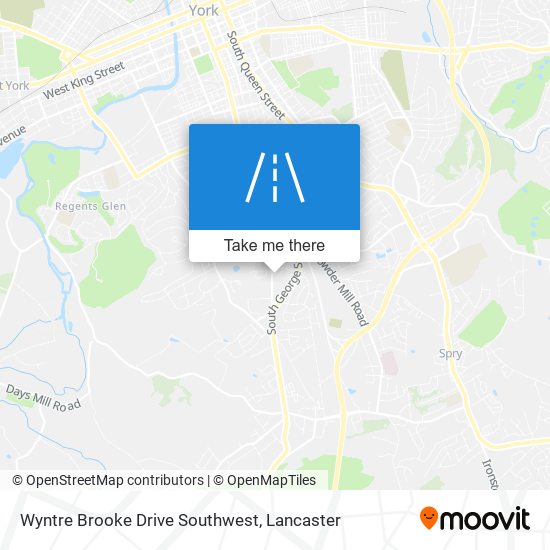 Wyntre Brooke Drive Southwest map