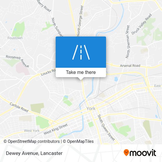 Mapa de Dewey Avenue