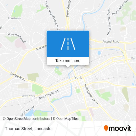 Thomas Street map