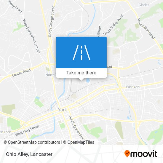 Mapa de Ohio Alley