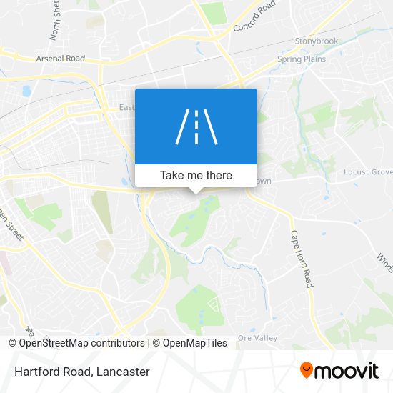 Mapa de Hartford Road