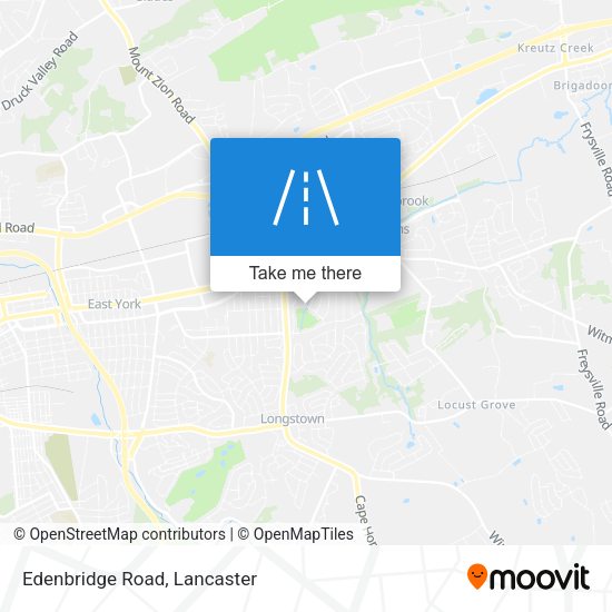Edenbridge Road map