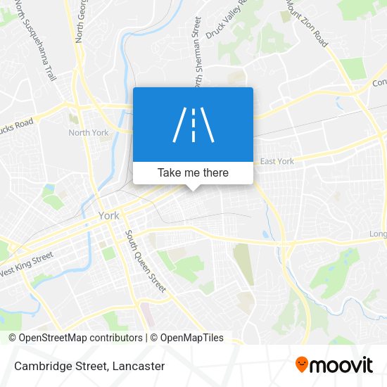 Cambridge Street map