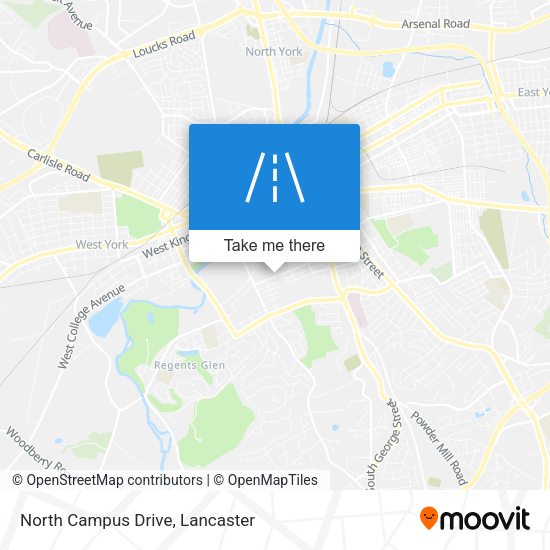 North Campus Drive map