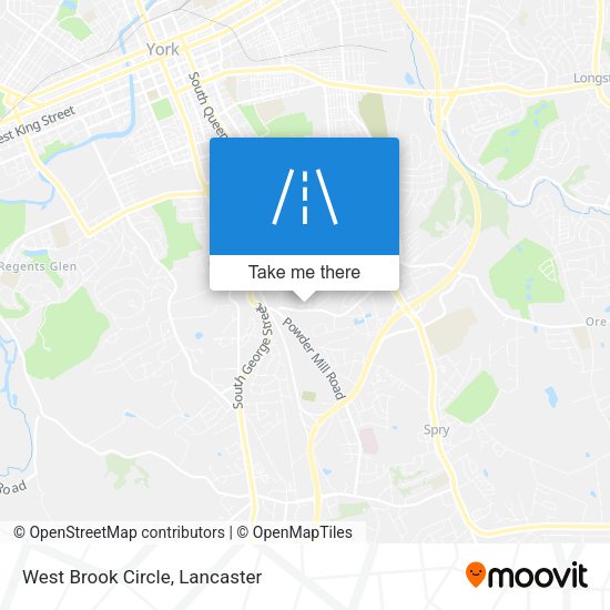 West Brook Circle map