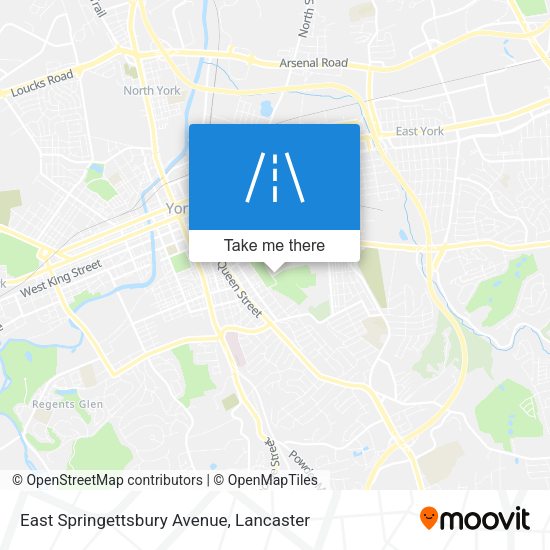 East Springettsbury Avenue map