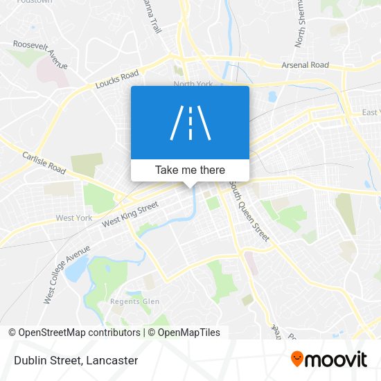 Dublin Street map