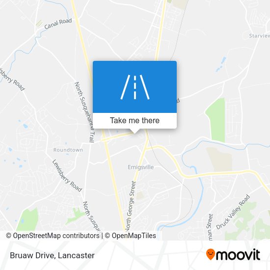 Bruaw Drive map