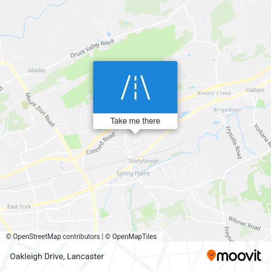 Mapa de Oakleigh Drive