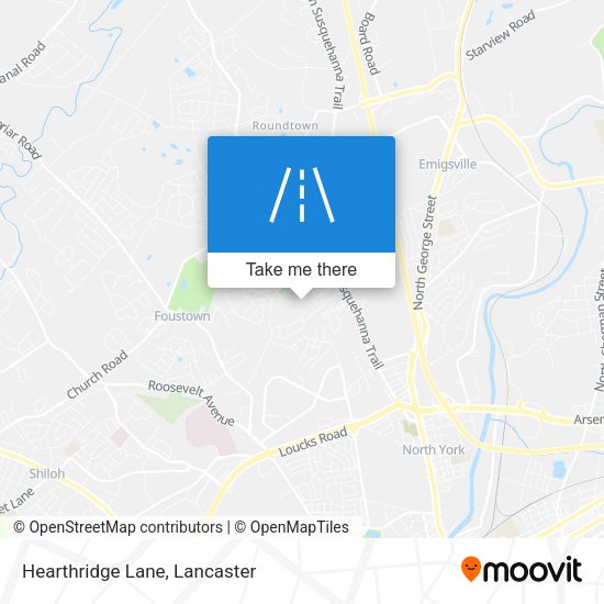 Mapa de Hearthridge Lane