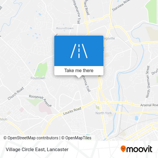Village Circle East map