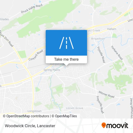 Mapa de Woodwick Circle