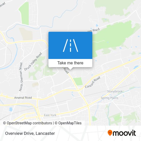 Mapa de Overview Drive