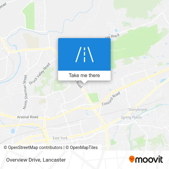 Overview Drive map