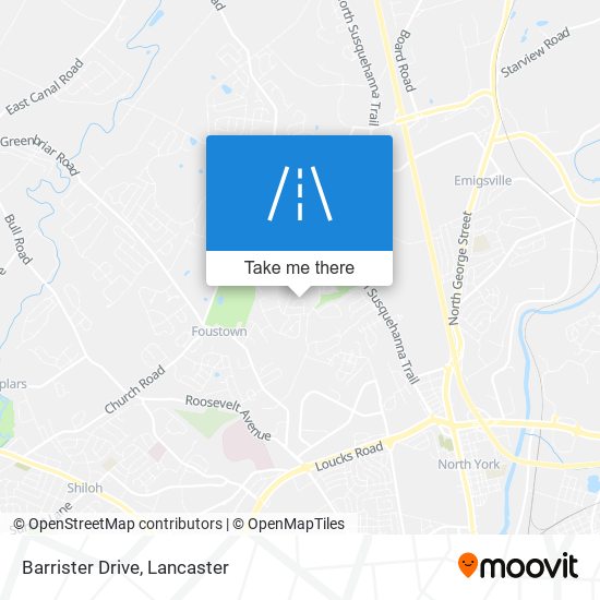 Barrister Drive map