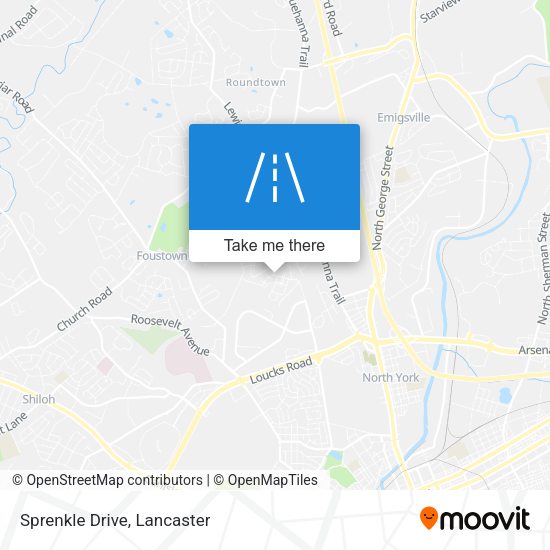 Mapa de Sprenkle Drive