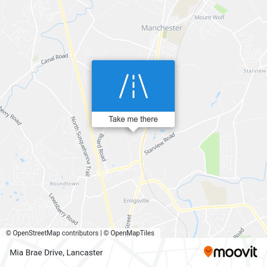Mia Brae Drive map