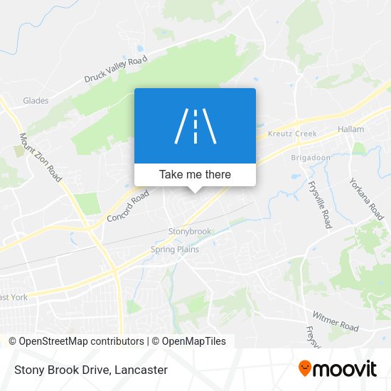 Stony Brook Drive map