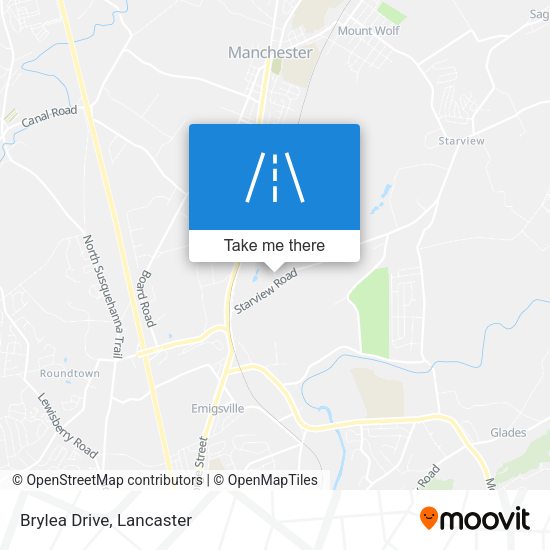 Brylea Drive map