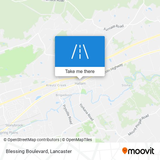 Blessing Boulevard map