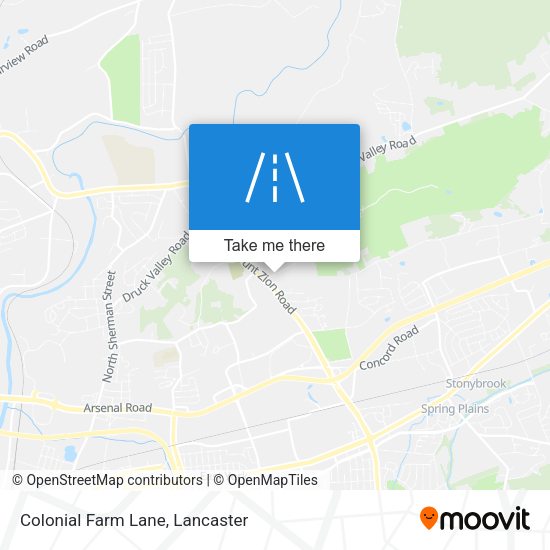 Mapa de Colonial Farm Lane