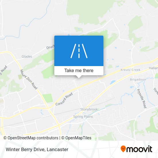Mapa de Winter Berry Drive
