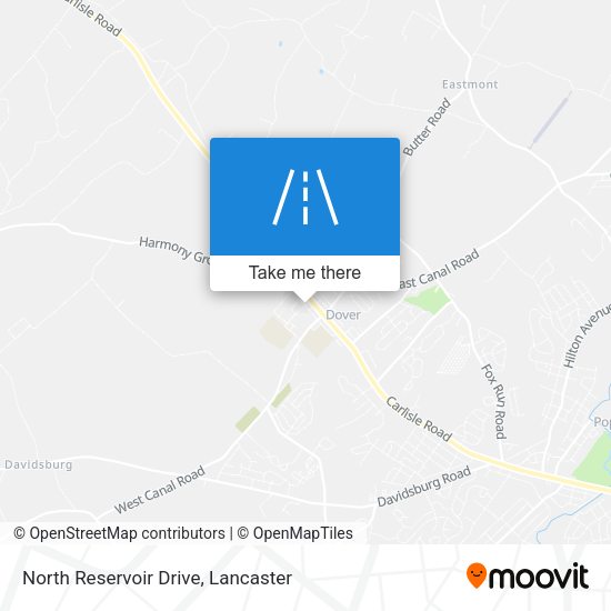 Mapa de North Reservoir Drive