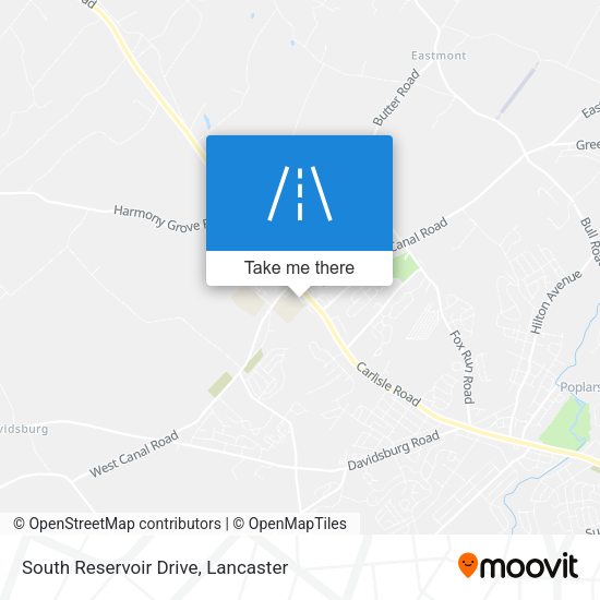 Mapa de South Reservoir Drive
