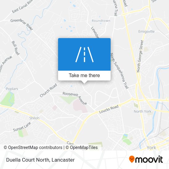 Mapa de Duella Court North