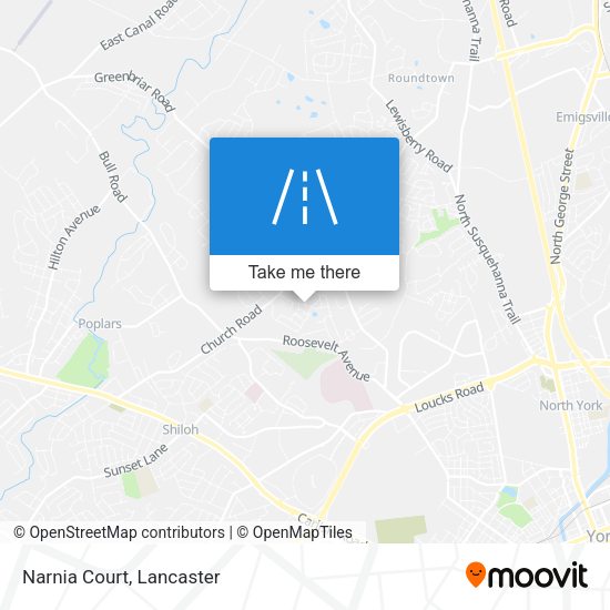 Mapa de Narnia Court
