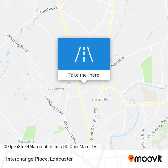 Interchange Place map