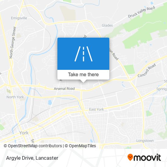 Argyle Drive map