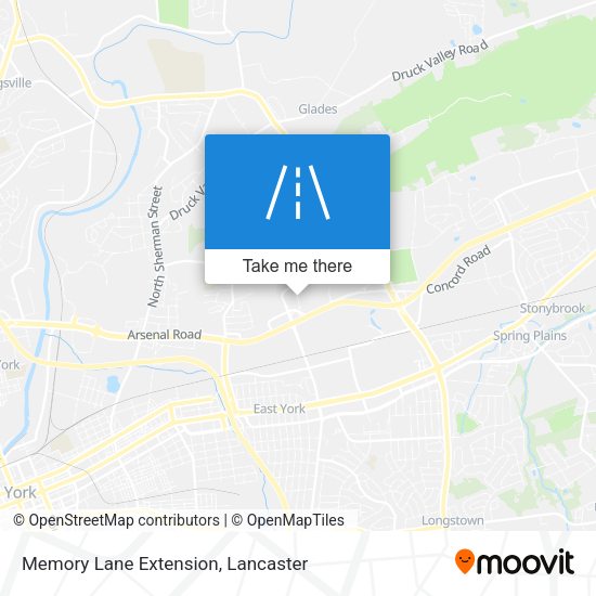 Memory Lane Extension map