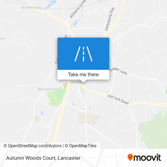 Mapa de Autumn Woods Court