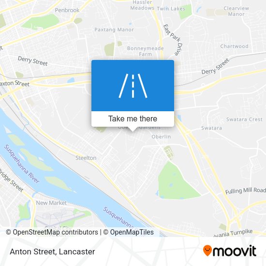 Mapa de Anton Street