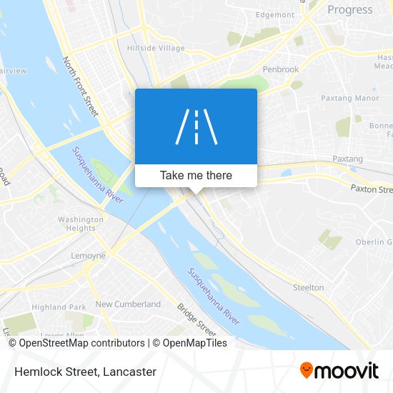 Mapa de Hemlock Street