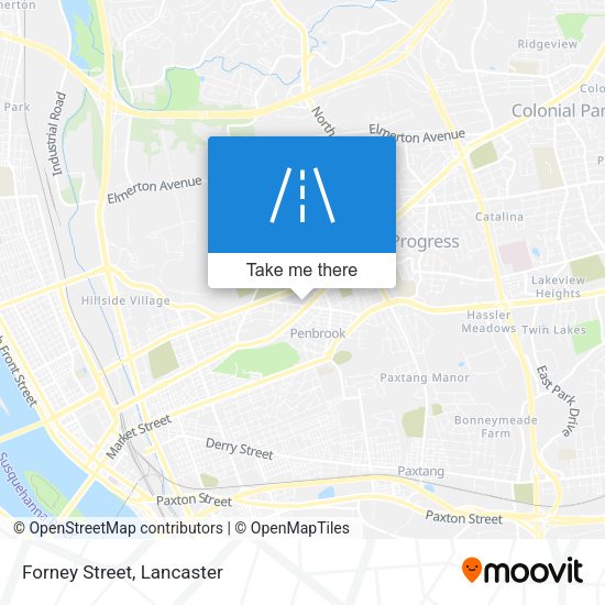 Mapa de Forney Street