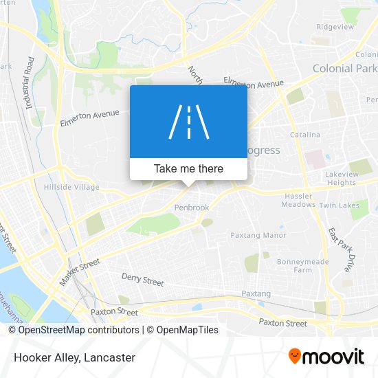 Mapa de Hooker Alley