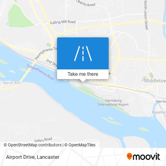 Airport Drive map