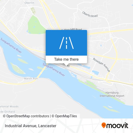Industrial Avenue map