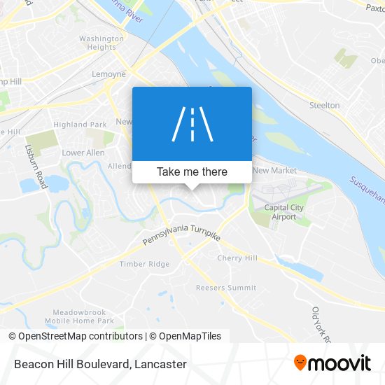 Mapa de Beacon Hill Boulevard