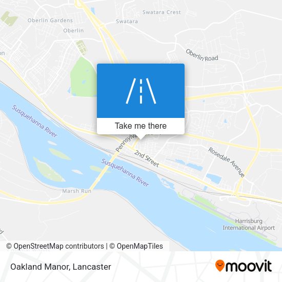 Mapa de Oakland Manor